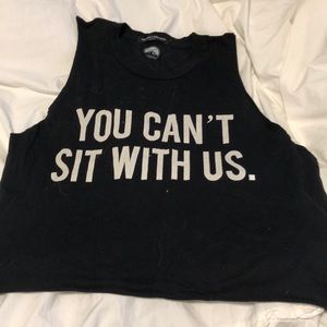 Brandy Melville you can’t sit with us muscle tank